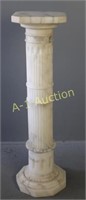 Fine White Marble Column Pedestal
