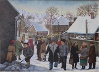 Julij Vedernikov, Russian b. 1943, Oil on Canvas