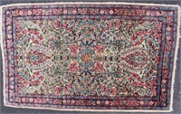 Semi-Antique Ishfahan Rug 35.5" x 58"