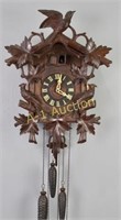 Black Forest Carved Double Cuckoo Clock