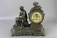 Ansonia Figural Mantle Clock