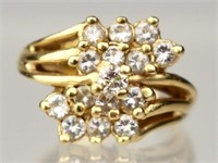 14K Diamond Fashion Ring