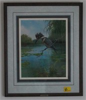 KINGFISHER BY OWEN J GROMME SIGNED 590/850