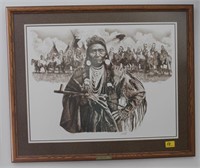 CHIEF JOSEPH BY PAUL CALLE SIGNED 670/950
