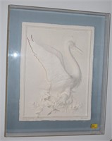 SNOWY EGRET FAMILY SIGNED 005/125 TENNEBOE