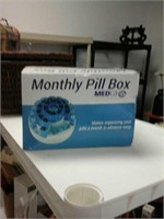 Monthly pill case