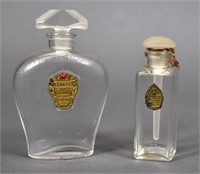 Two Circa 1910 Perfume Bottles, R Hudnut,