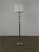 Floor lamp with crystal design