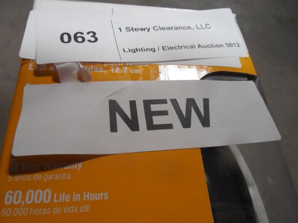 West Valley Lighting / Electrical Auction 5012
