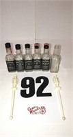 Small JD Bottles & Stirrers