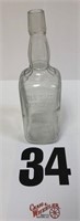 Authentic orignal 1895 JD bottle -  Clean