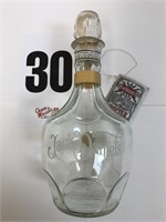 JD Belle of Lincoln "Banded" Decanter w/ Tag,