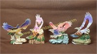 Freedom Wings Collection - 4 Resin Eagles