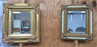 (2) Small Framed Mirrors