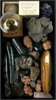 Mineral Crystals, Polished Stones, Fossils