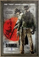 Django Unchained Autographed Movie Poster