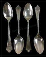 (4) C.1875 Tiffany & Co. Sterling Persian Spoons