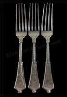 (3) C.1875 Tiffany & Co. Sterling Persian Forks