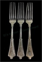 (3) C.1875 Tiffany & Co. Sterling Persian Forks