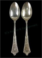(2) C.1875 Tiffany & Co. Sterling Persian Spoons