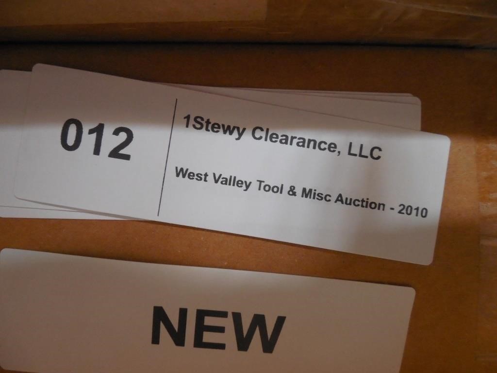 West Valley Tool & Misc Items Auction - 2010