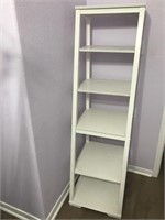 Bombay White Ladder Bookshelf