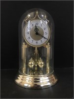 Concordia Glass Dome Brass Mantel Clock