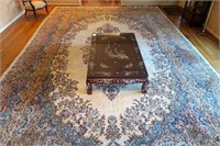 12'10" x 20'10" Kerman oriental rug handmade,
