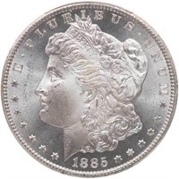 $1 1885-CC PCGS MS66+ CAC