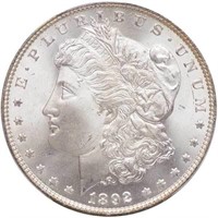 $1 1892-O MS66+ CAC
