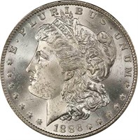 $1 1886-O PCGS MS64+ CAC