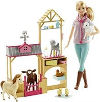 Barbie Farm Veterinarian Doll and Playset