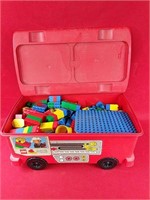 Large Toy Box Full of Duplo Legos