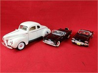 Three Diecast Cars