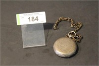 Jacot & Son Key Wind Pocket Watch Ornate case