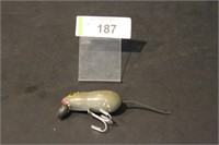 Vintage Grey Mouse Fishing Lure