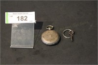 Jacot & Son Key Wind Pocket Watch Coin Silver case