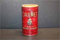 Calumet Indian Head Baking Powder Tin