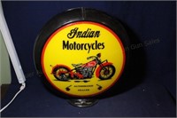 Vintage Reproduction Indian Motorcycle Gas Globe
