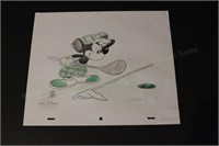 Disney Mickey Mouse Hand Drawn Sketch by Lindy