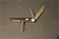 Antique German Gottlieb Pocket Knife Corkscrew
