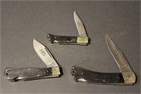 Group of 3 Wostenholm Pocket Knives