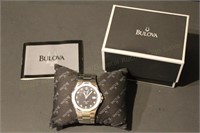 Men's Bulova Wristwatch With Original Box and Pape