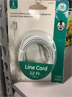 Phone Line Cord 12’