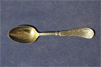 St Louis Exposition Sterling Plate Souvenir Spoon
