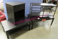 2 lightweight coffee tables -nightstand -tv stand