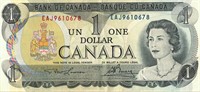 1973 CANADIAN $1 NOTE