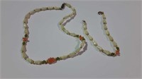 Freshwater Pearl bracelet and necklace set