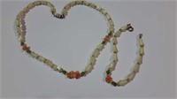 Freshwater Pearl bracelet and necklace set