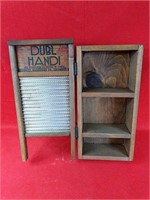 Vintage Washboard Shelf